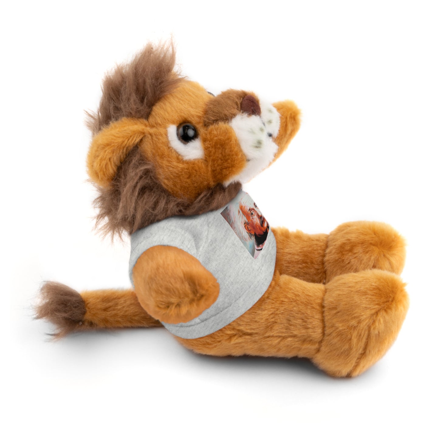 Super Cute Stuffed Animal with Albert Einstein Tee - Unique Gift for Kids & Collectors by Mel Fiorentino