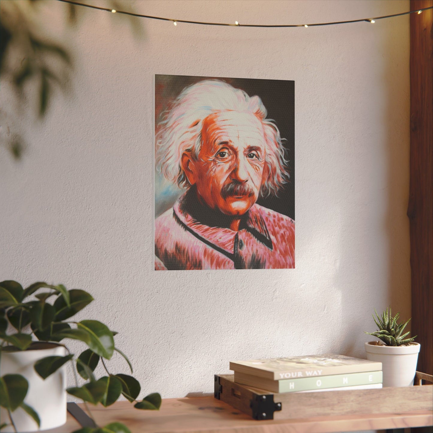 Albert Einstein Giclée Print Canvas by Mel Fiorentino