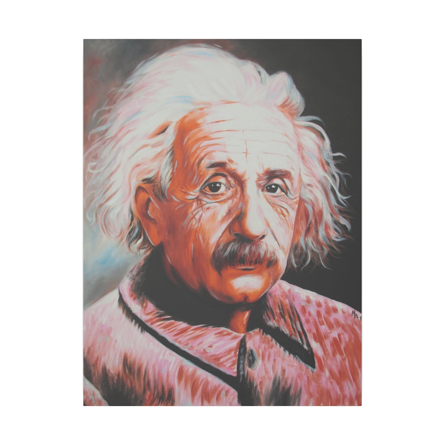 Albert Einstein Giclée Print Canvas by Mel Fiorentino