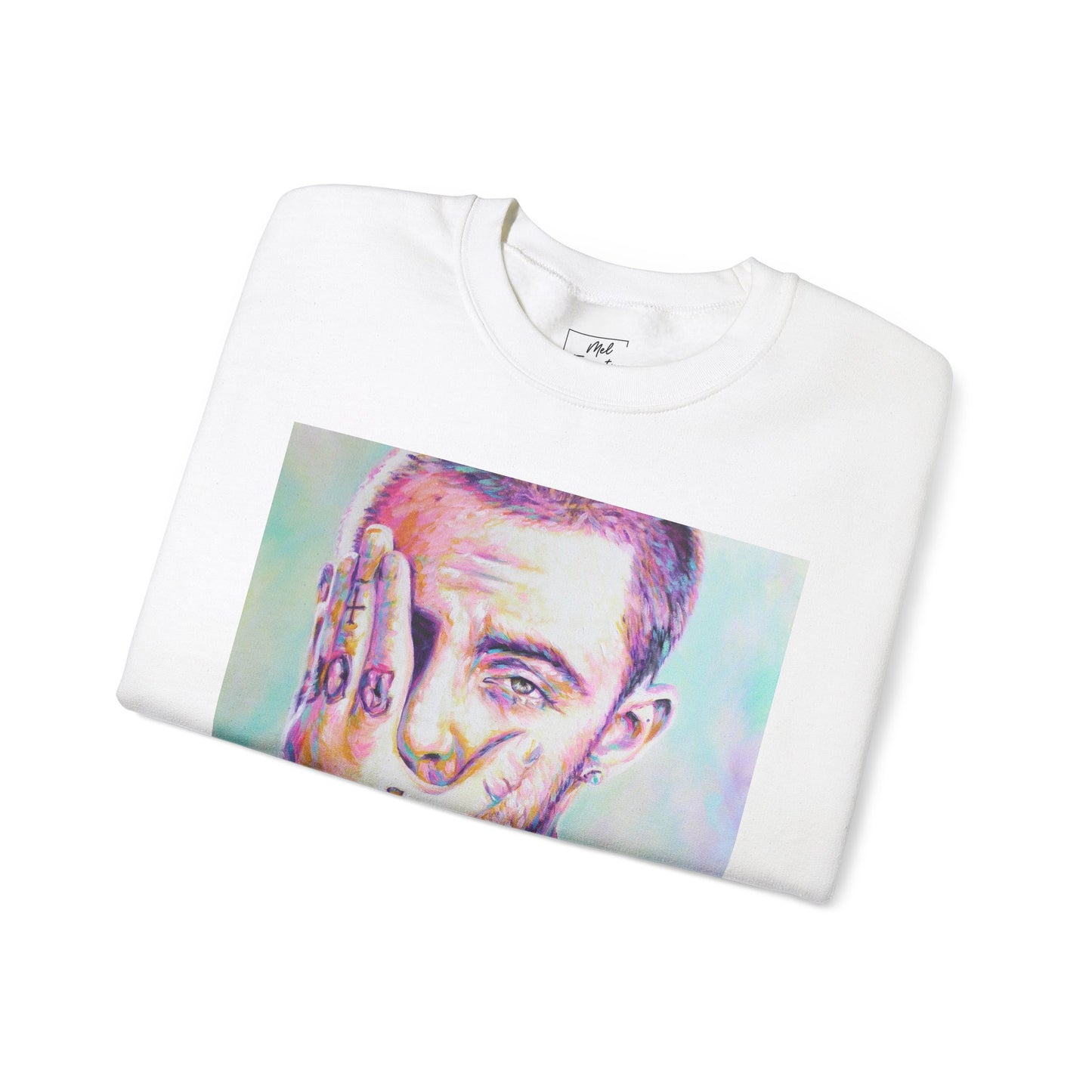 Mac Miller Unisex Crewneck Sweatshirt by Mel Fiorentino