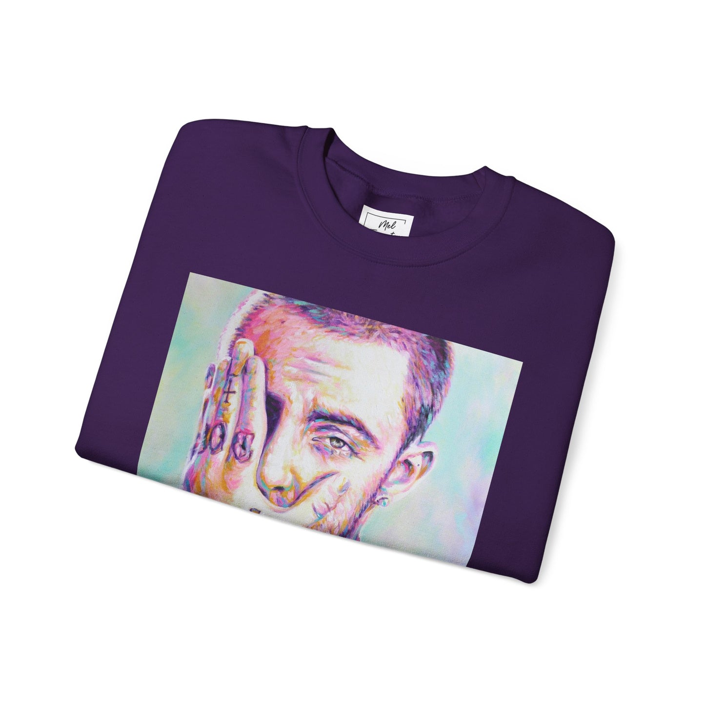 Mac Miller Unisex Crewneck Sweatshirt by Mel Fiorentino
