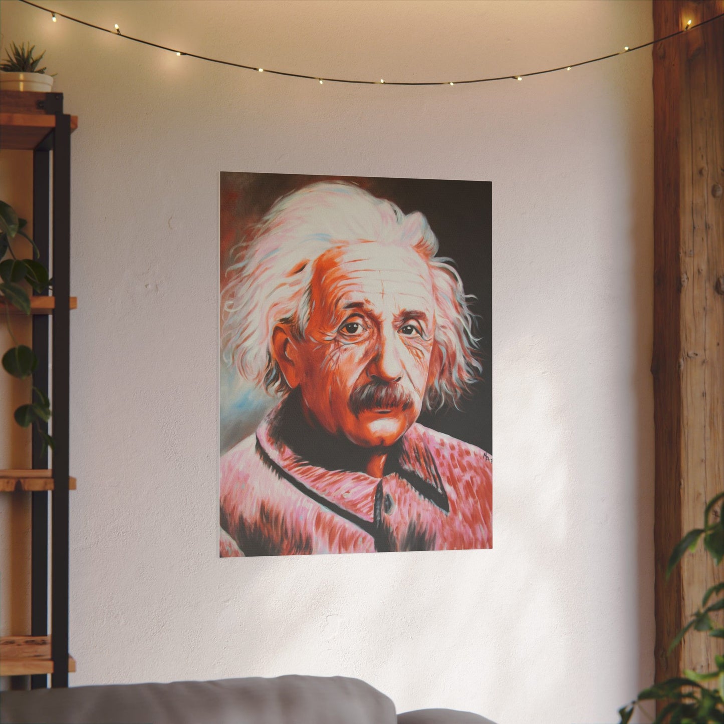 Albert Einstein Giclée Print Canvas by Mel Fiorentino