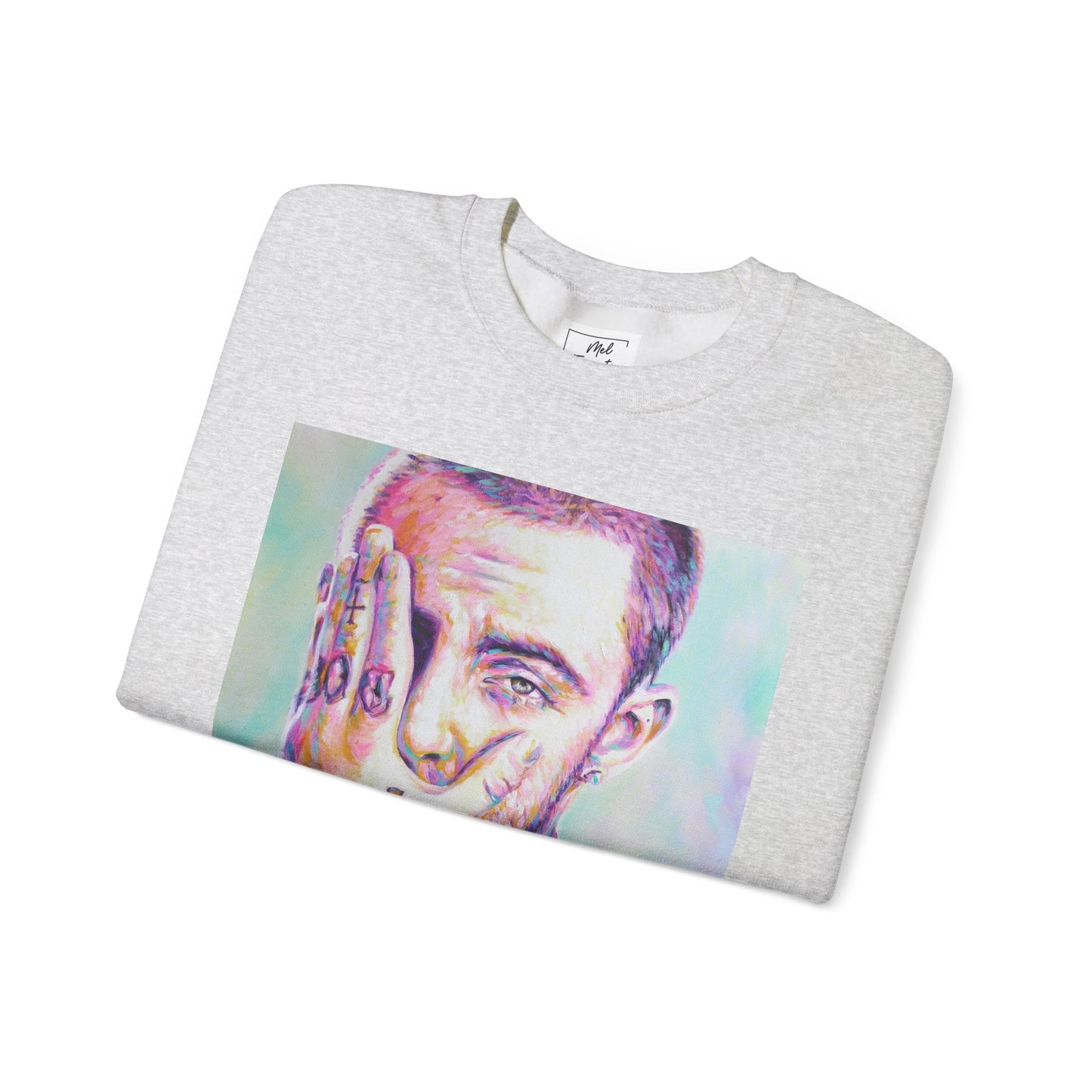 Mac Miller Unisex Crewneck Sweatshirt by Mel Fiorentino