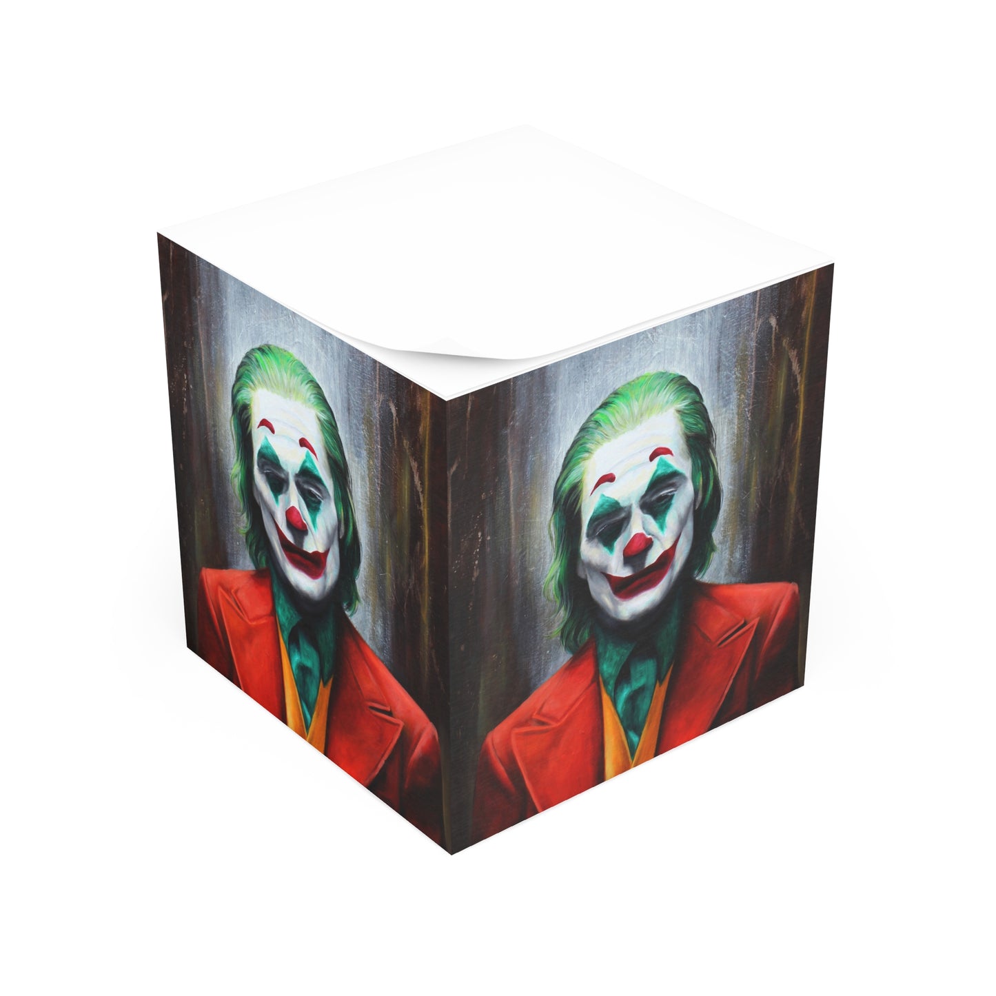 The Joker Note Cube by artist Mel Fiorentino