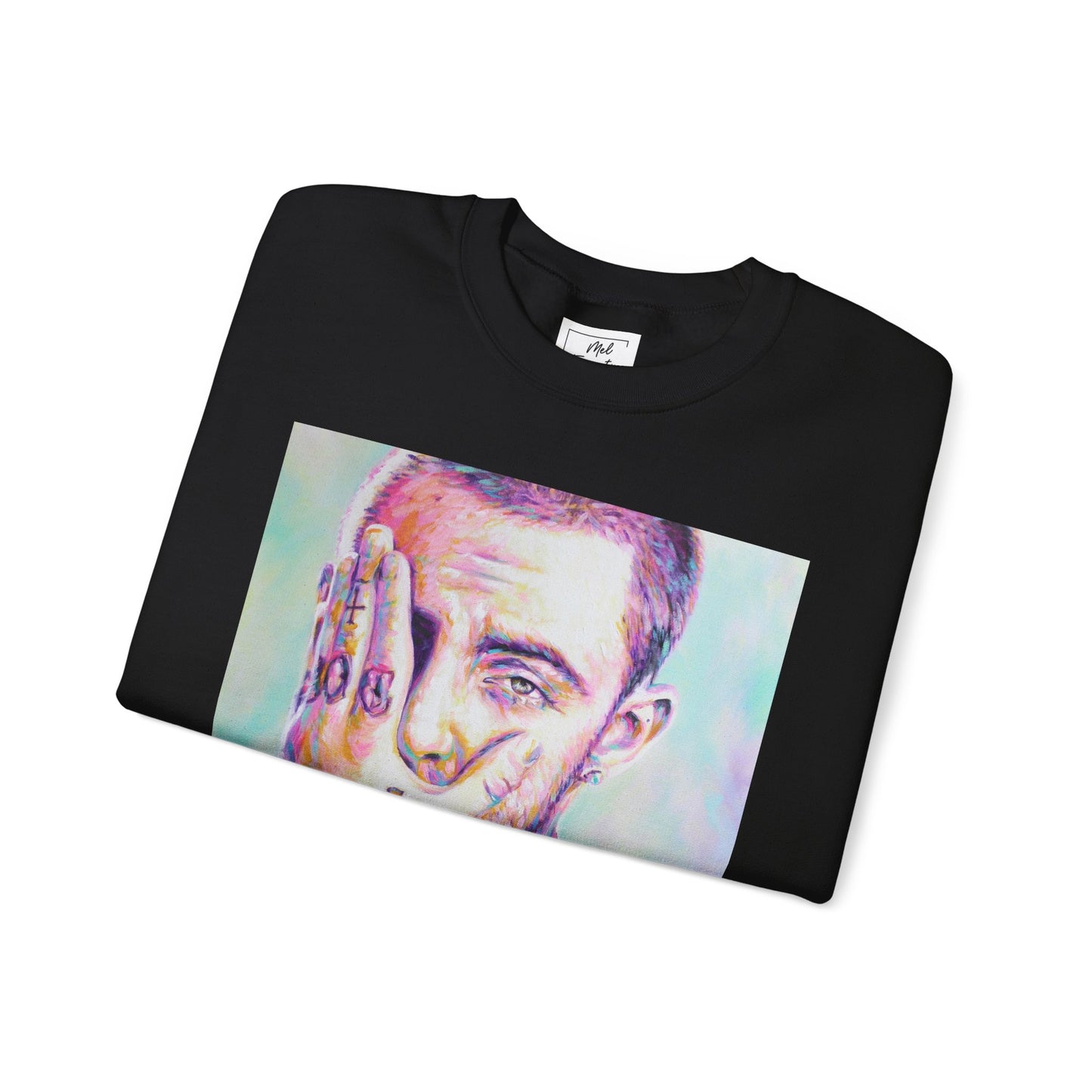 Mac Miller Unisex Crewneck Sweatshirt by Mel Fiorentino