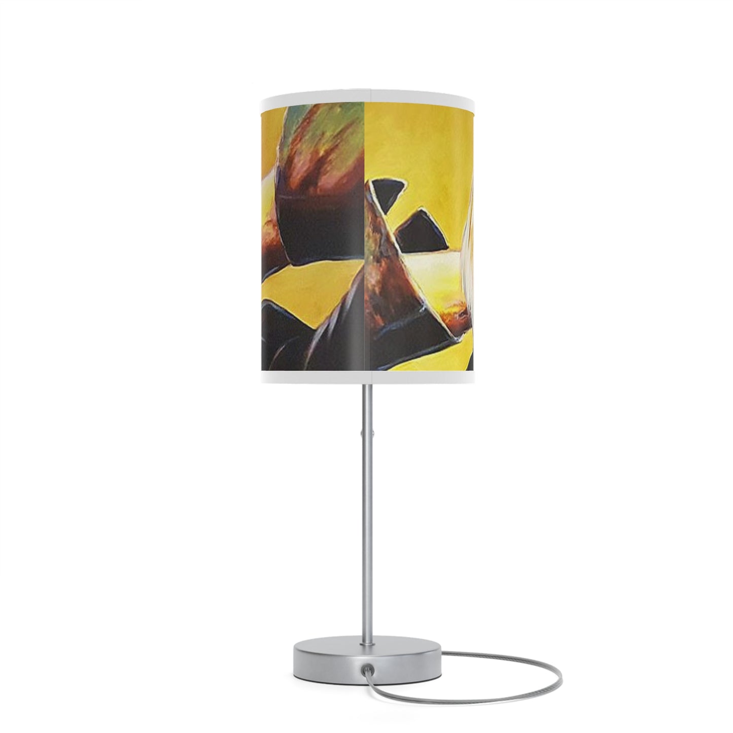 Tom Petty Fan Art Artistic Table Lamp with Stand - Unique Home Decor for Music Lovers by Mel Fiorentino