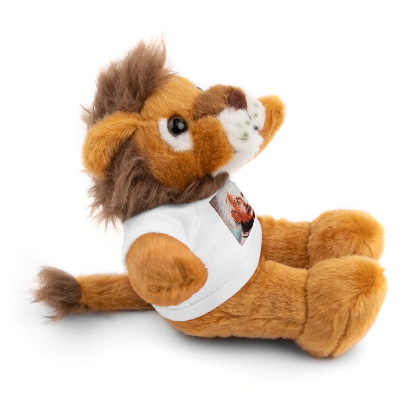 Super Cute Stuffed Animal with Albert Einstein Tee - Unique Gift for Kids & Collectors by Mel Fiorentino