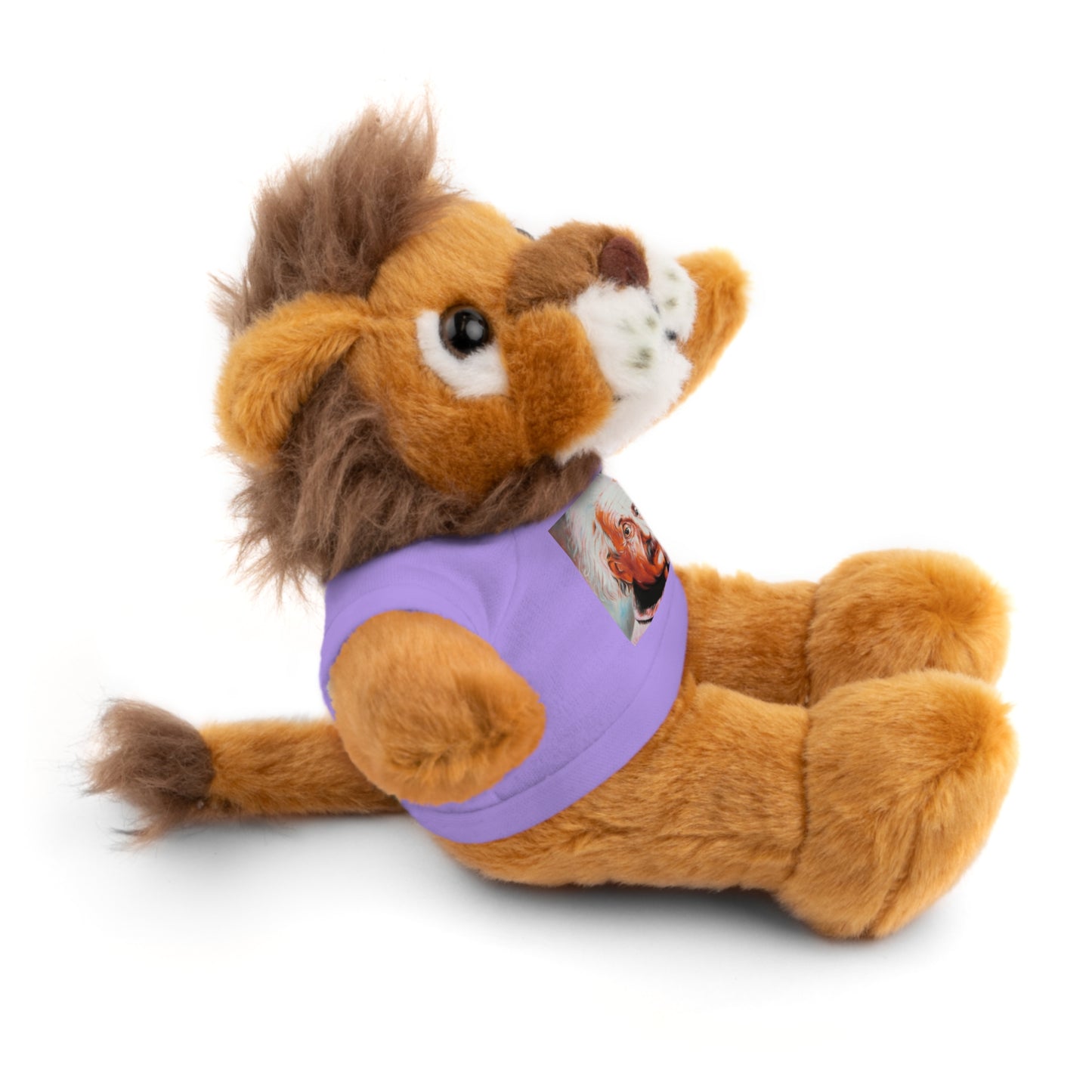 Super Cute Stuffed Animal with Albert Einstein Tee - Unique Gift for Kids & Collectors by Mel Fiorentino