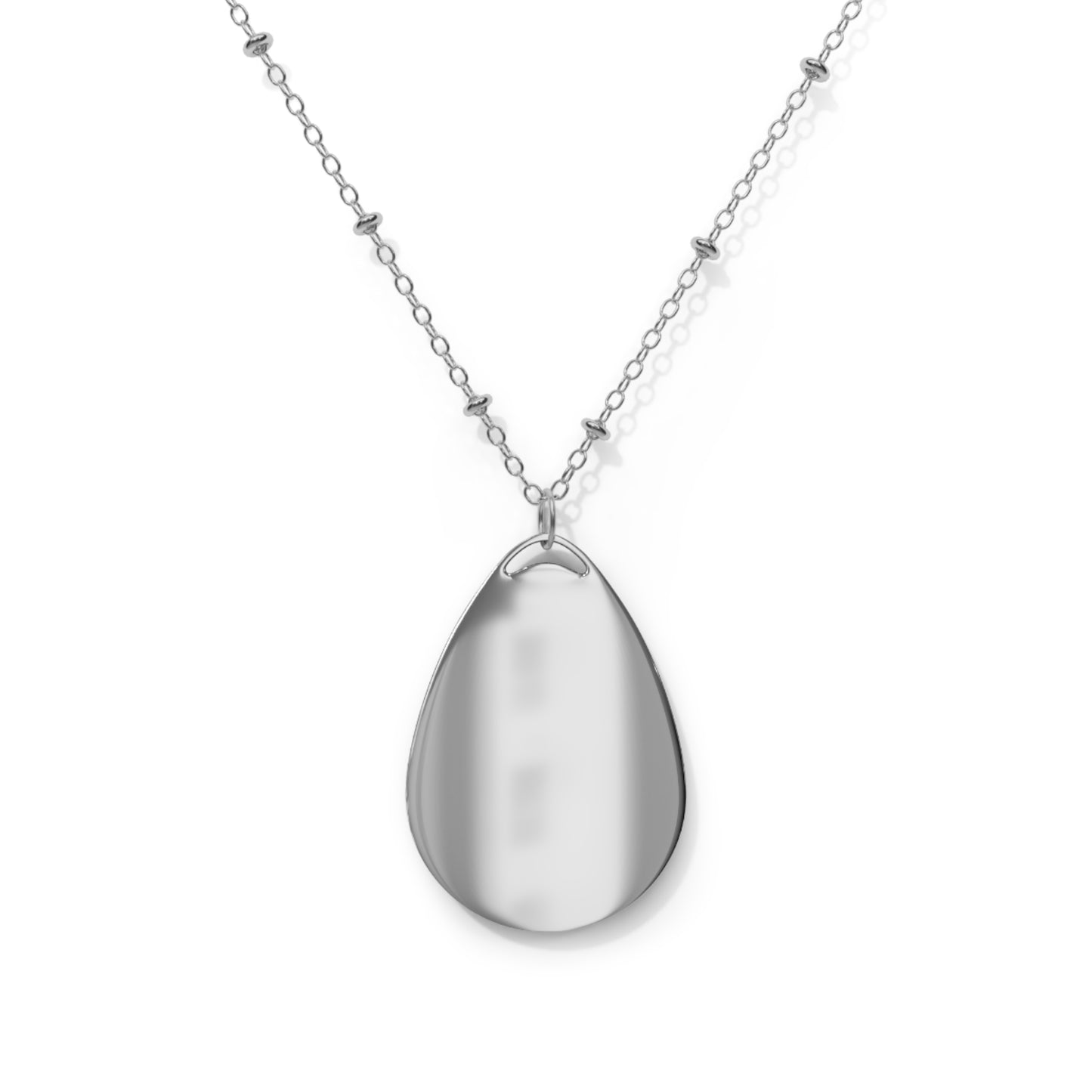 Basquiat Oval Necklace by Mel Fiorentino