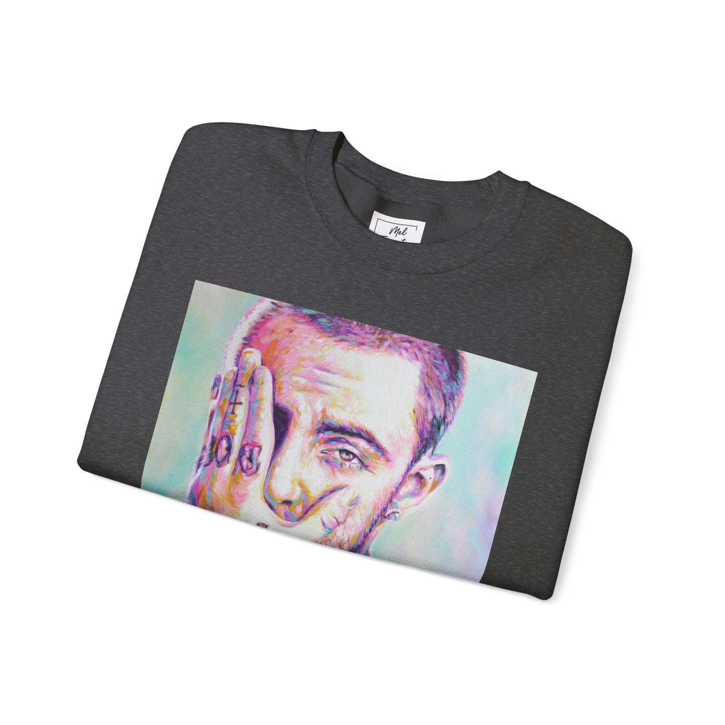 Mac Miller Unisex Crewneck Sweatshirt by Mel Fiorentino