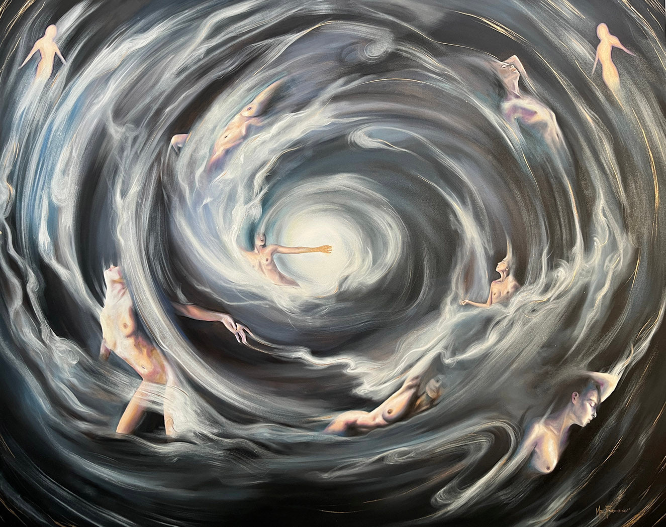 Well of Souls Original Painting by Mel Fiorentino