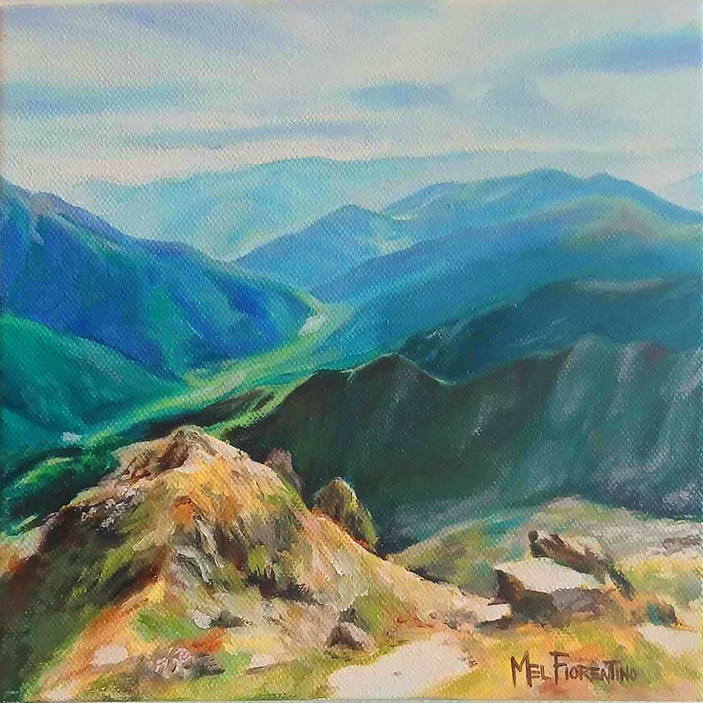 Val Camonica, Italy Original Oil Painting