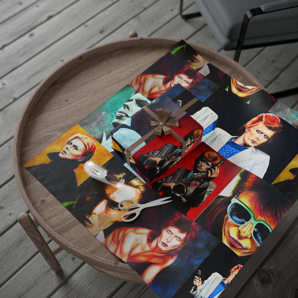 David Bowie Art Wrapping Papers