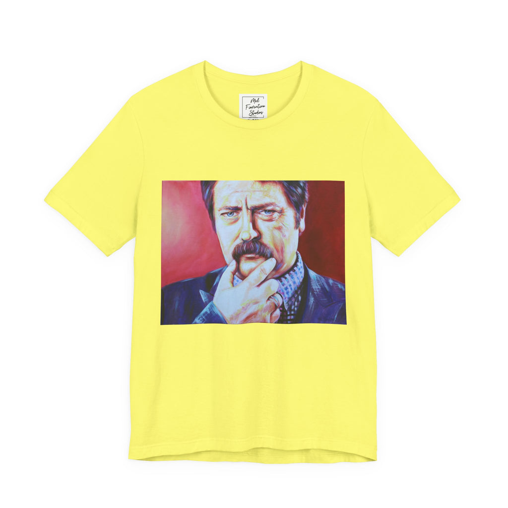 Ron Swanson Unisex Jersey Short Sleeve Tee