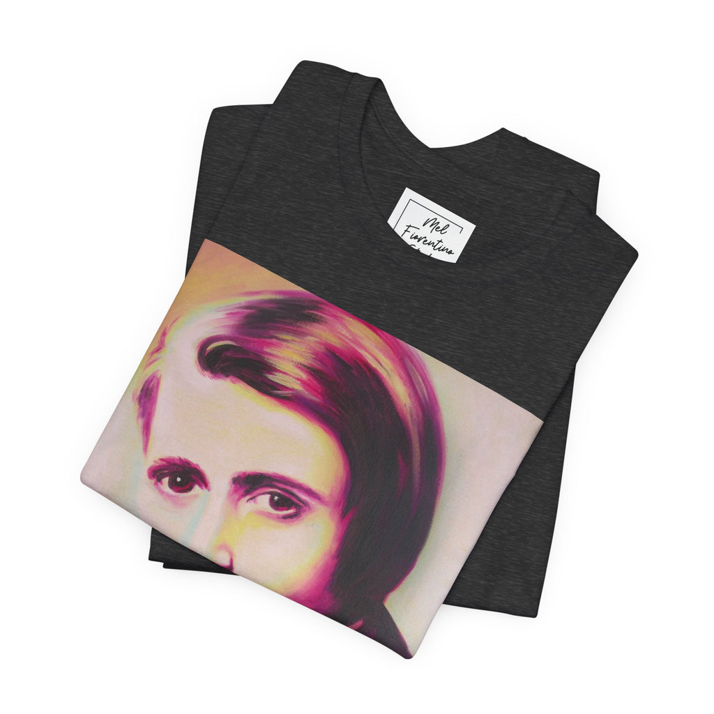 Ayn Rand Writer Unisex Jersey Short Sleeve Tee