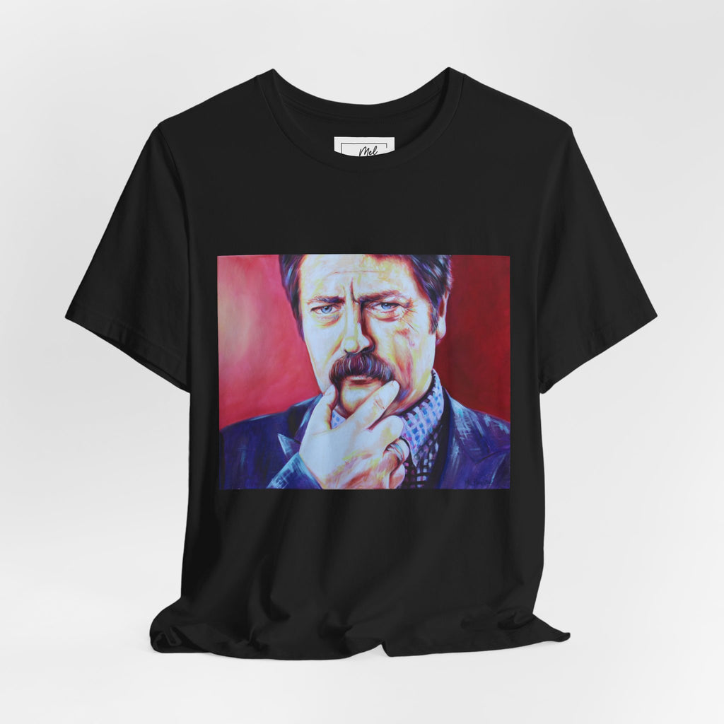 Ron Swanson Unisex Jersey Short Sleeve Tee
