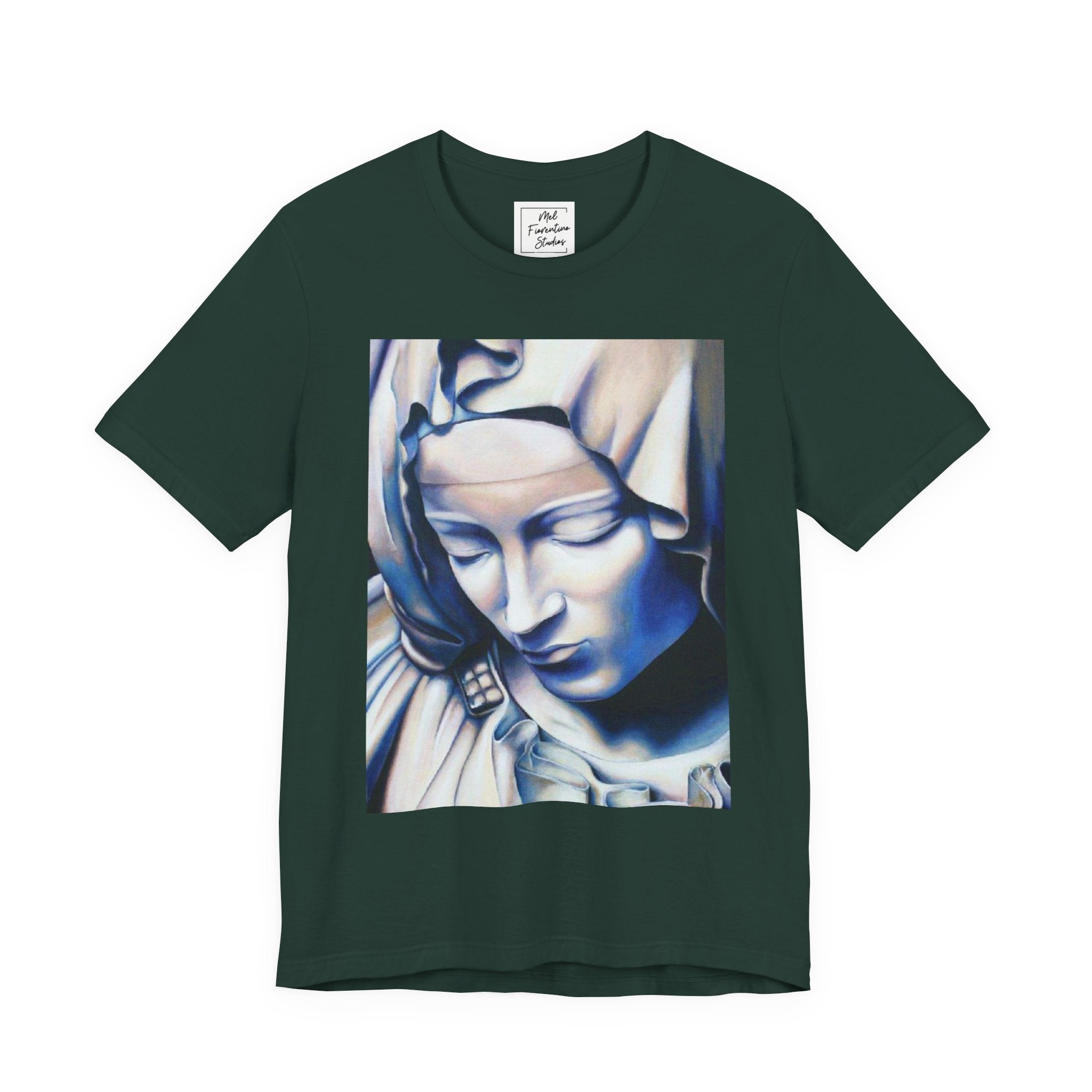 Mother Mary Pieta Michelangelo Unisex Jersey Short Sleeve Tee