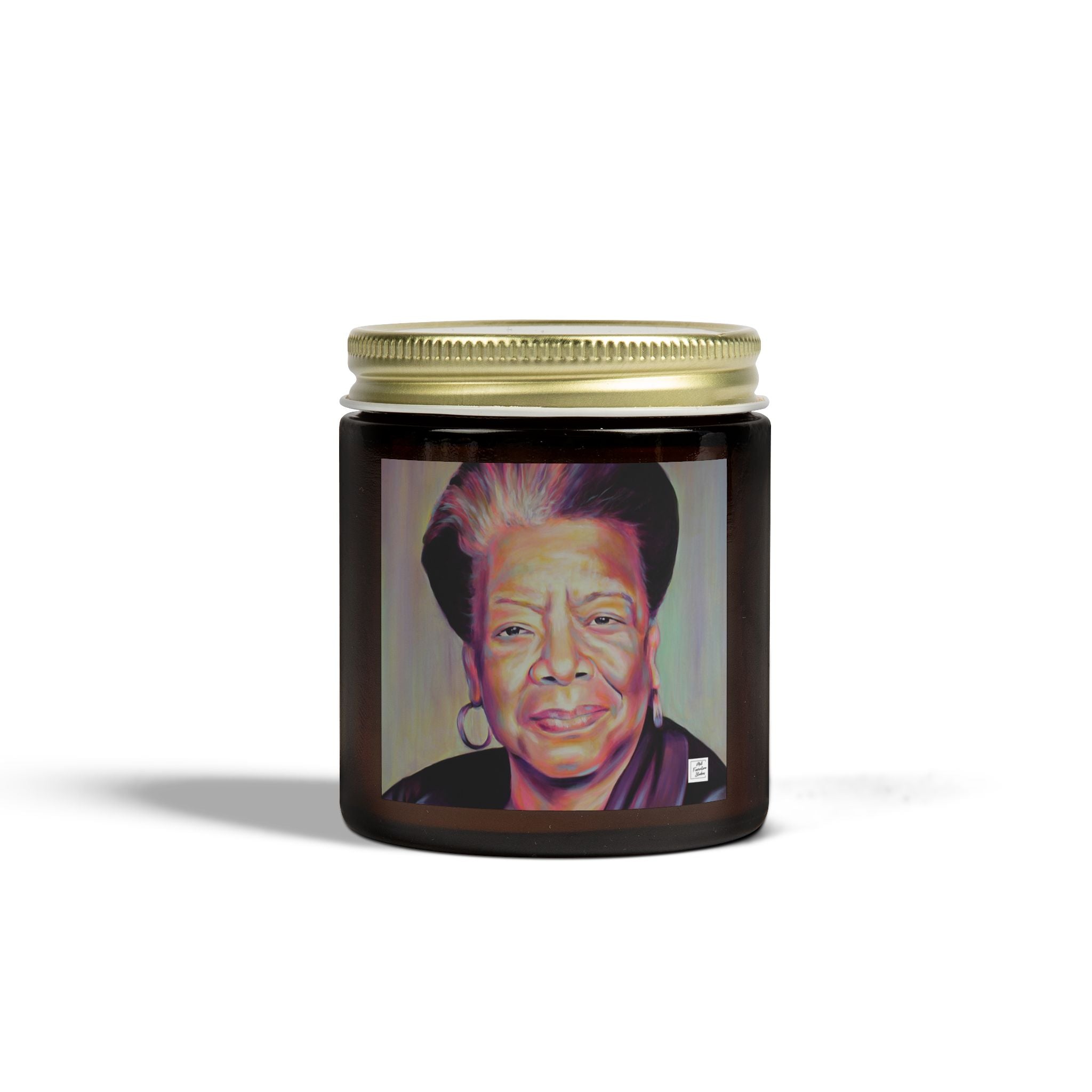 Inspirational Scented Candle - Coconut Apricot Wax with Maya Angelou Design (4oz & 9oz)