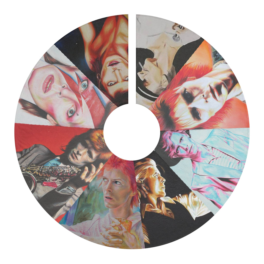 David Bowie Christmas Tree Skirt Limited Edition