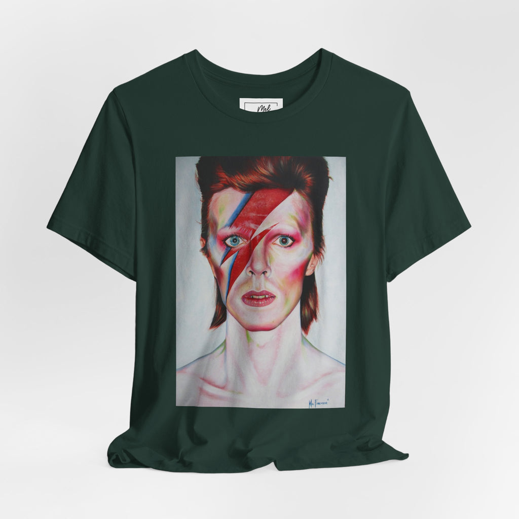Aladdin Sane David Bowie Unisex Jersey Short Sleeve Tee