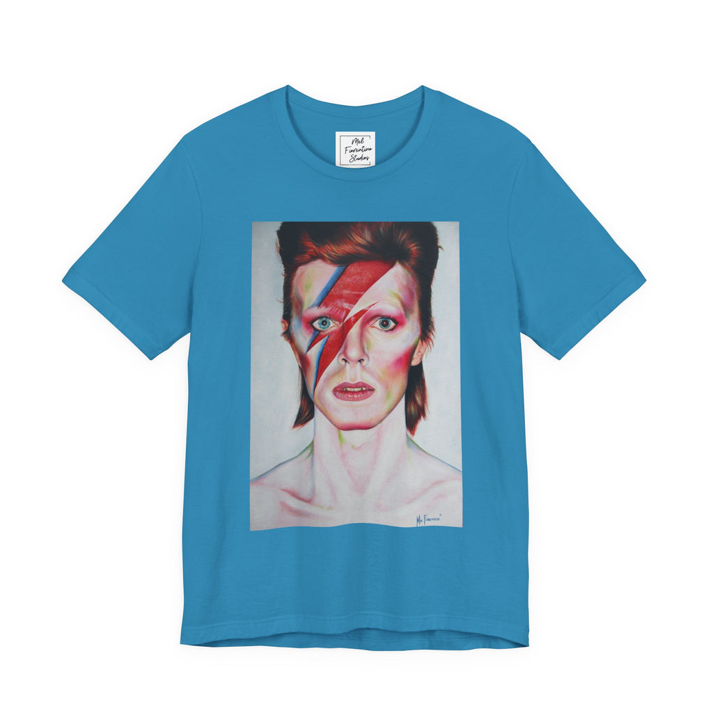 Aladdin Sane David Bowie Unisex Jersey Short Sleeve Tee