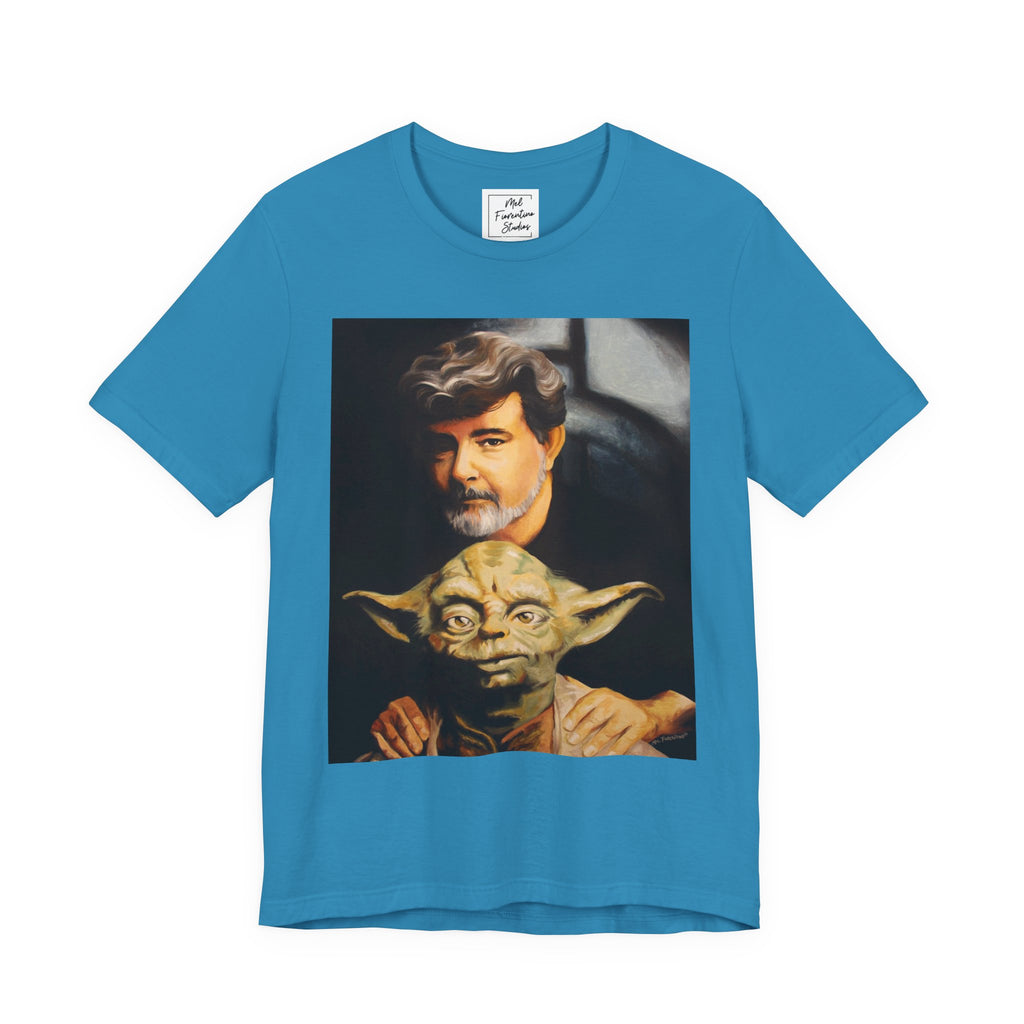 George & Yoda Unisex Jersey Short Sleeve Tee