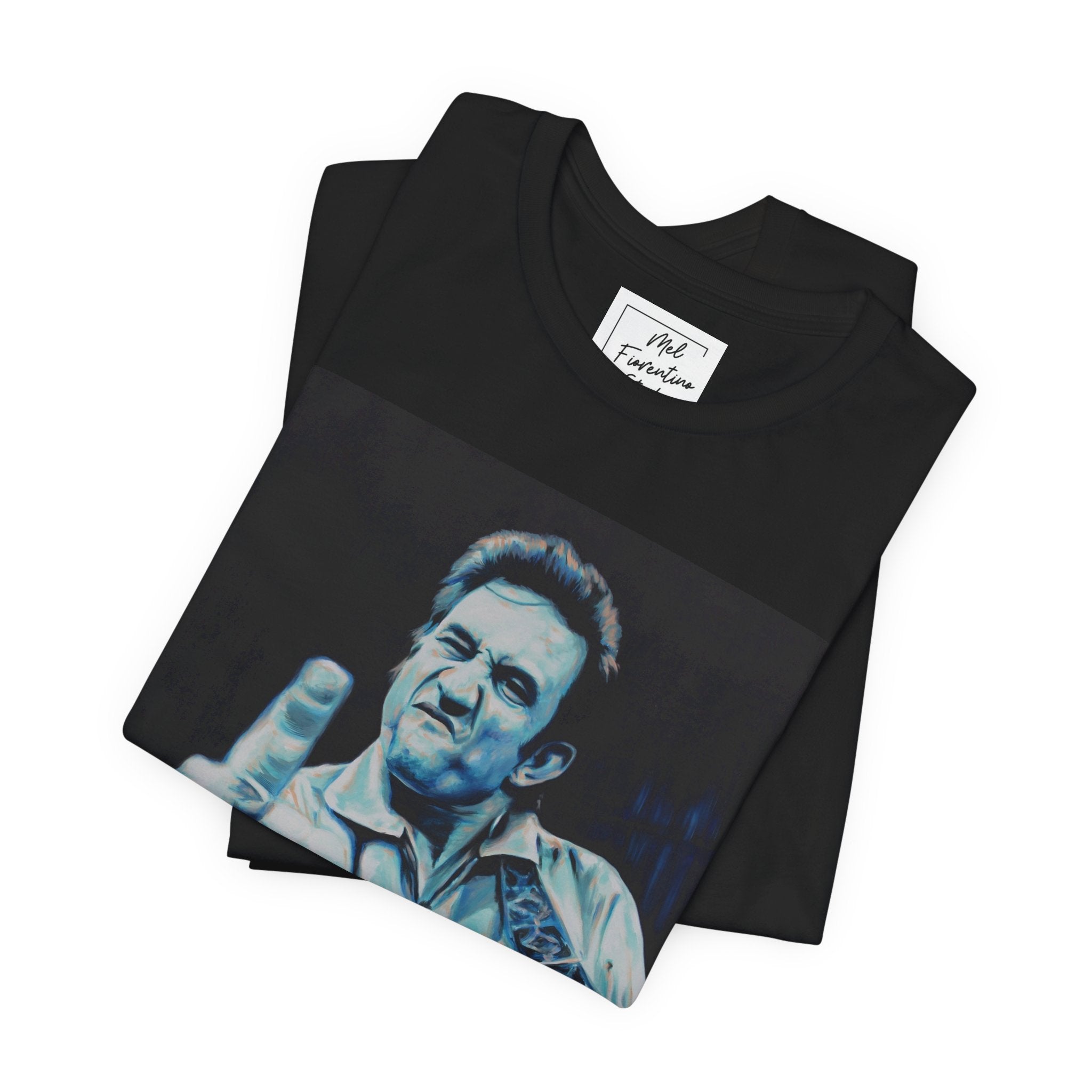 Folsom Prision Blues Johnny Cash Unisex Jersey Short Sleeve Tee