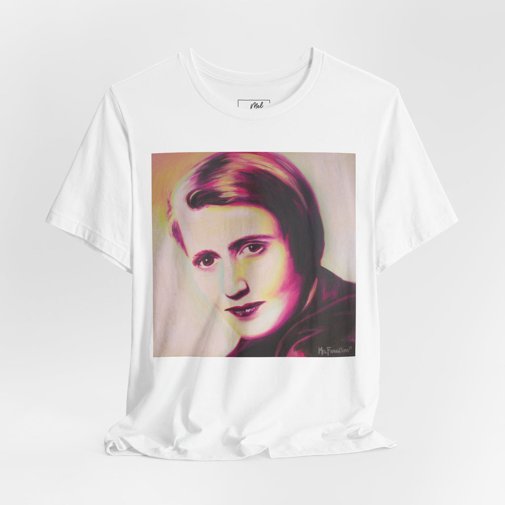 Ayn Rand Writer Unisex Jersey Short Sleeve Tee