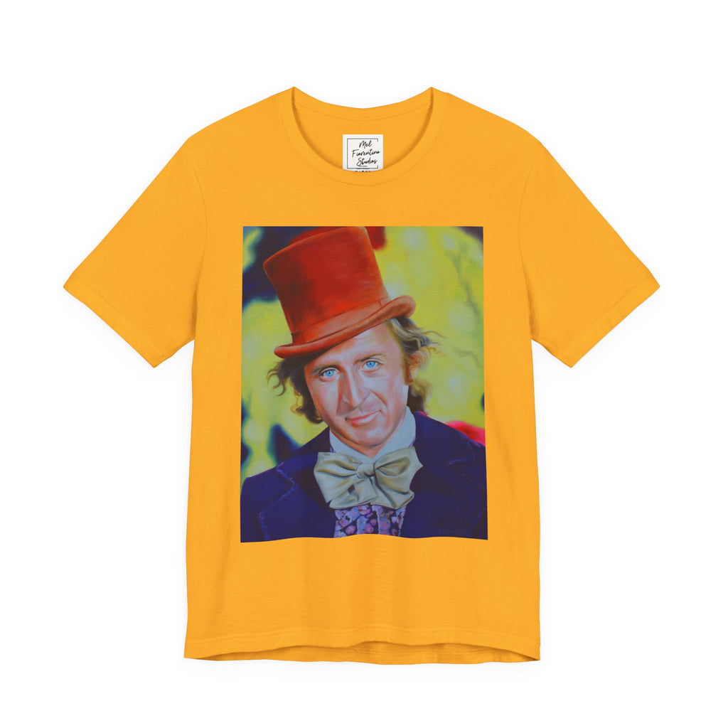 Willy Wonka Gene Wilder Unisex Jersey Short Sleeve Tee