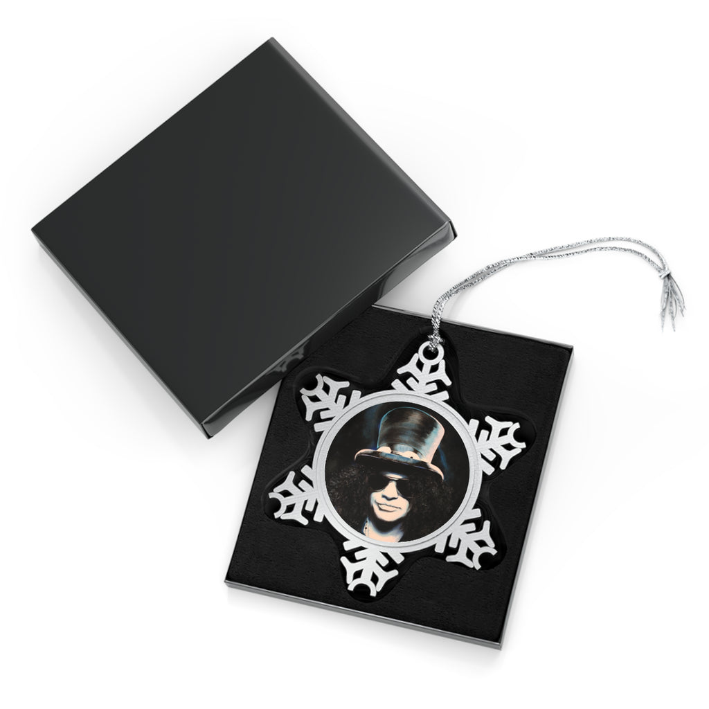 Slash Pewter Snowflake Ornament