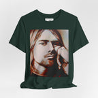 Kurt Cobain Nirvana Unisex Jersey Short Sleeve Tee