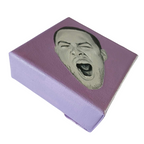 Baby Mac in Violet Oil Painting