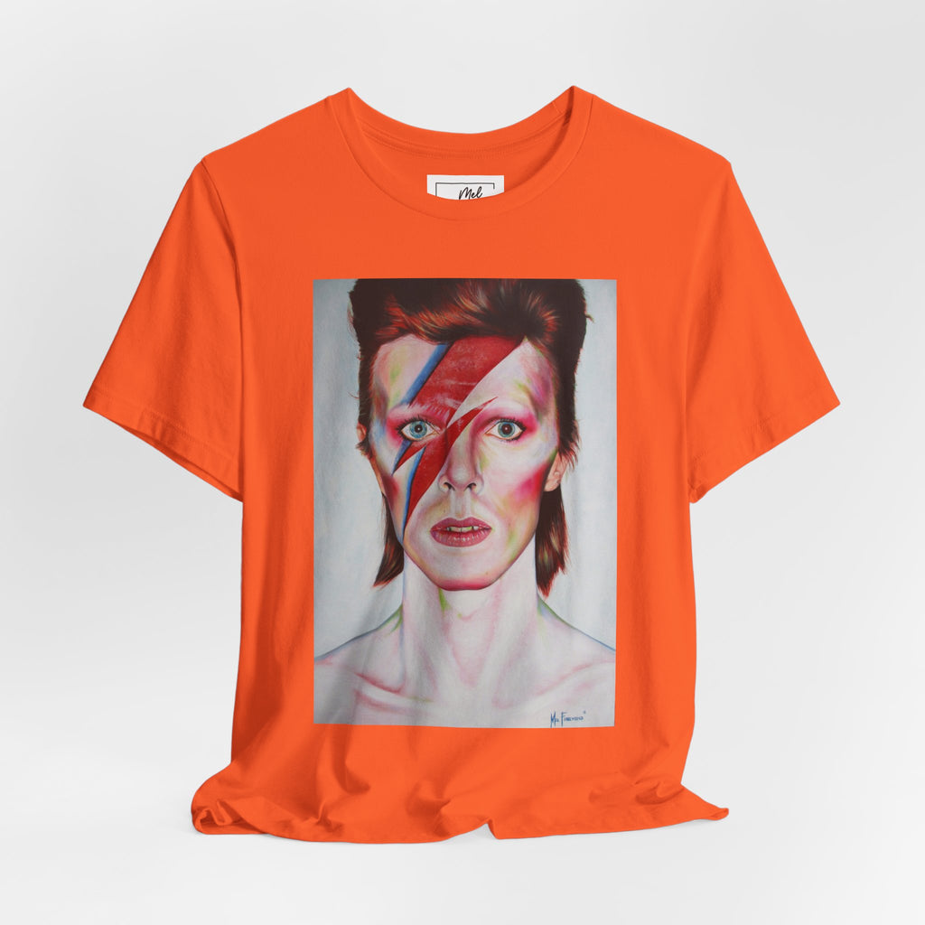 Aladdin Sane David Bowie Unisex Jersey Short Sleeve Tee
