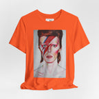 Aladdin Sane David Bowie Unisex Jersey Short Sleeve Tee