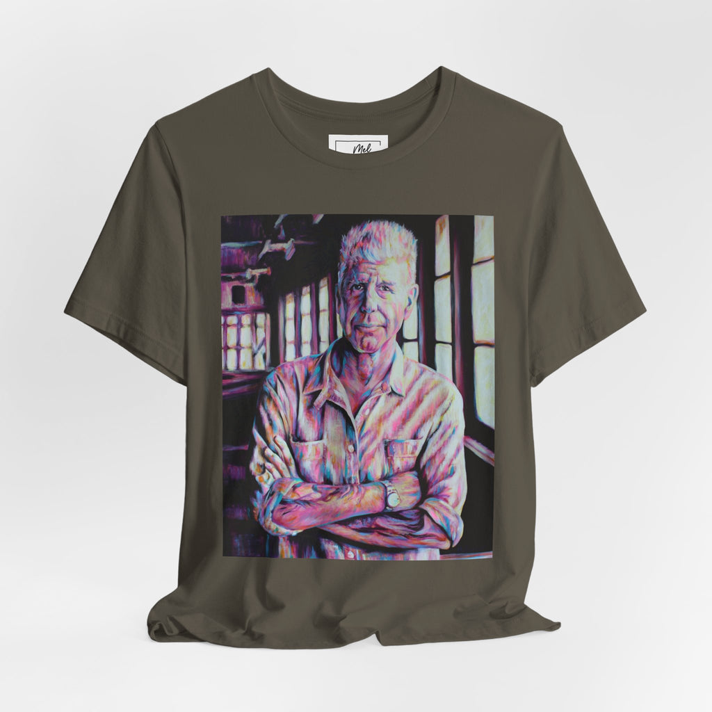 Anthony Bourdain II Unisex Jersey Short Sleeve Tee