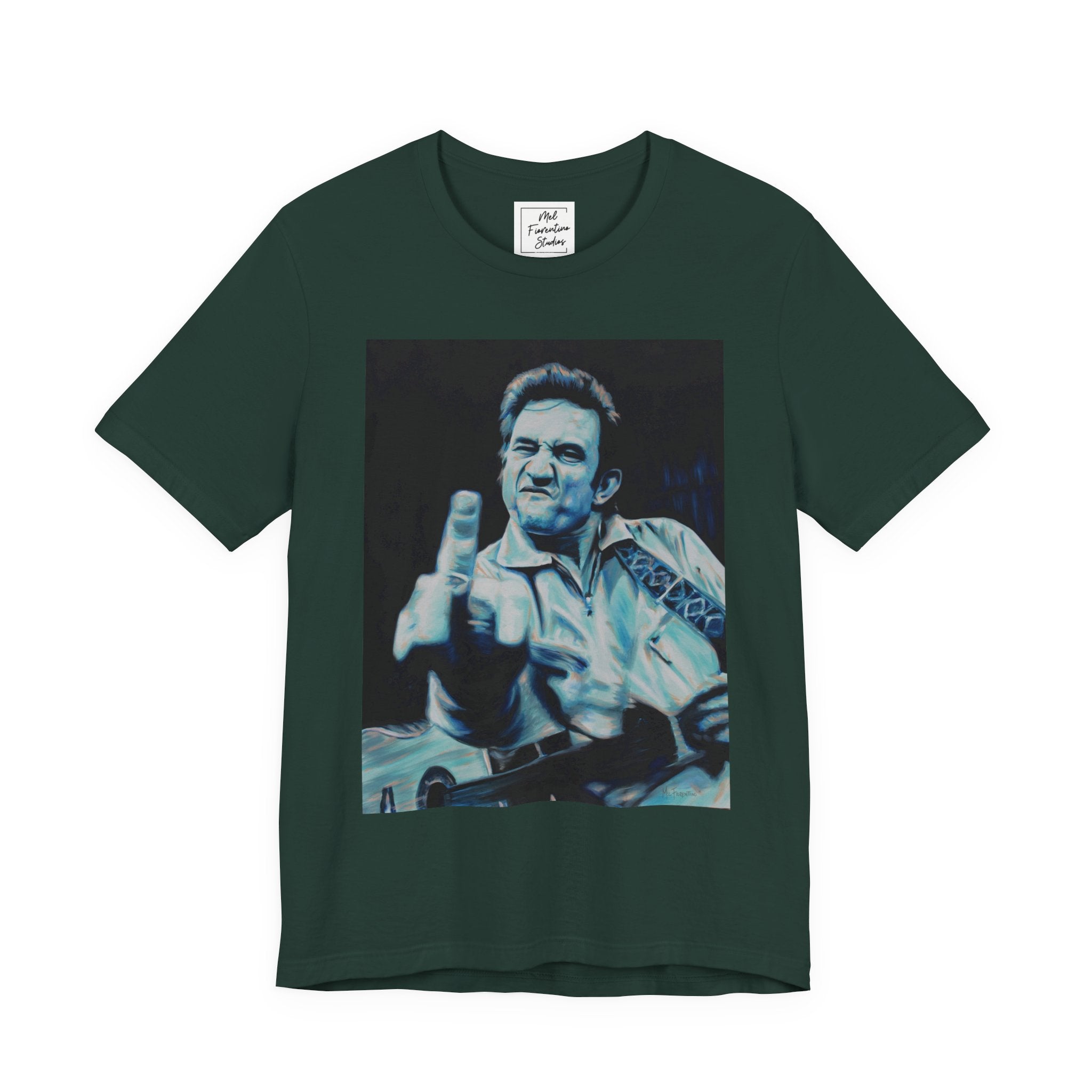 Folsom Prision Blues Johnny Cash Unisex Jersey Short Sleeve Tee