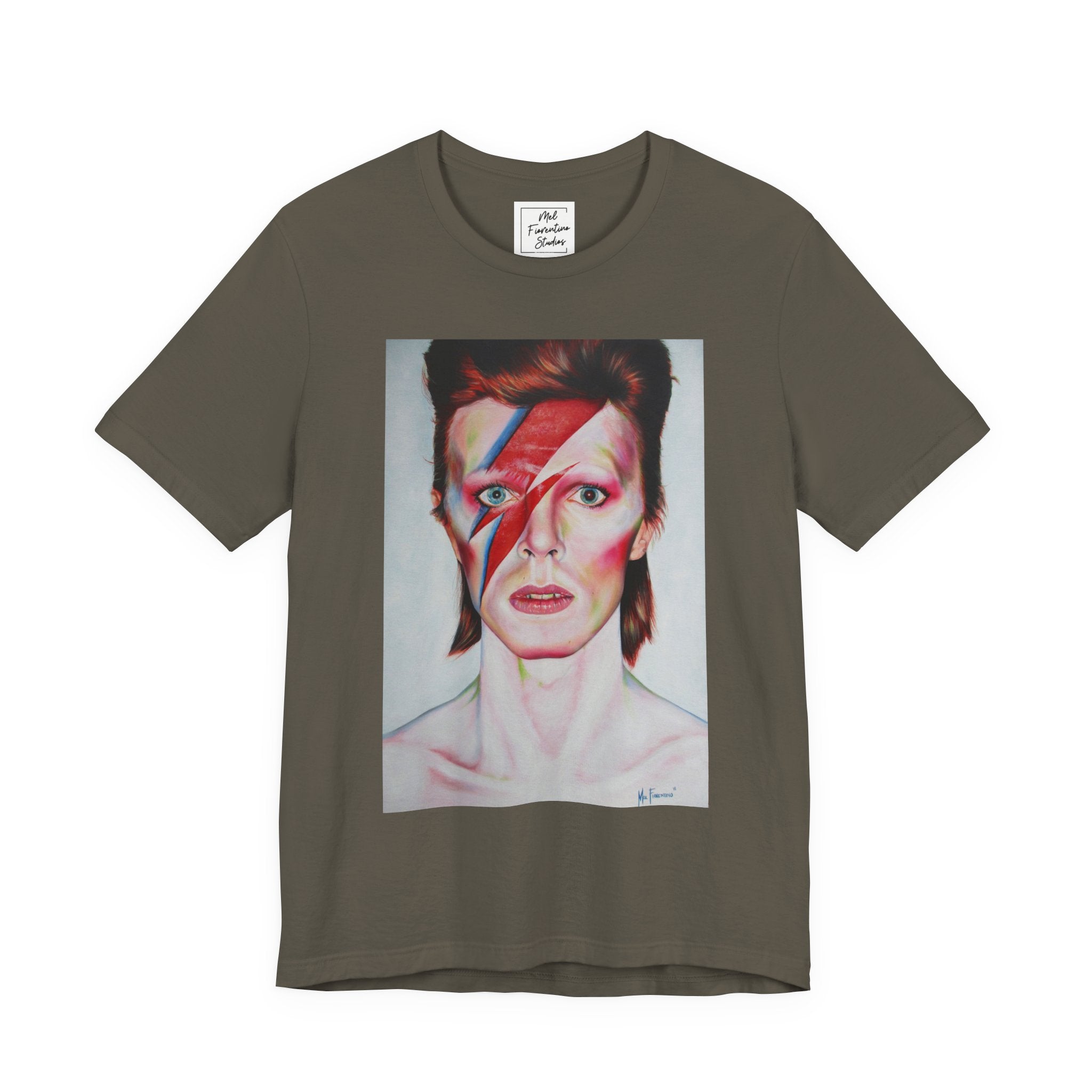 Aladdin Sane David Bowie Unisex Jersey Short Sleeve Tee