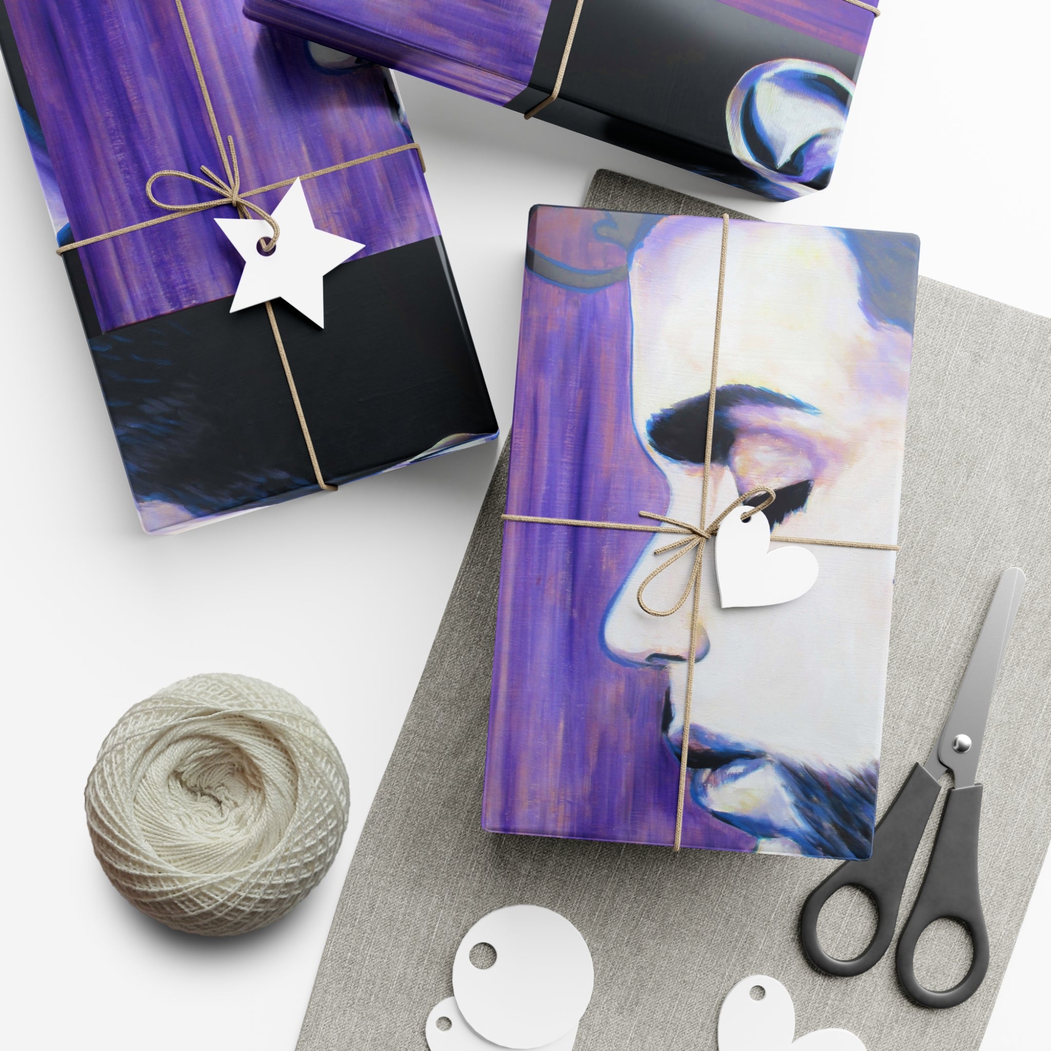 Prince Gift Wrap Papers by Mel Fiorentino