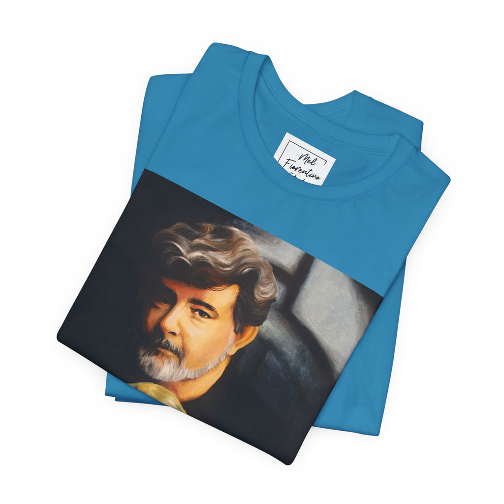 George & Yoda Unisex Jersey Short Sleeve Tee