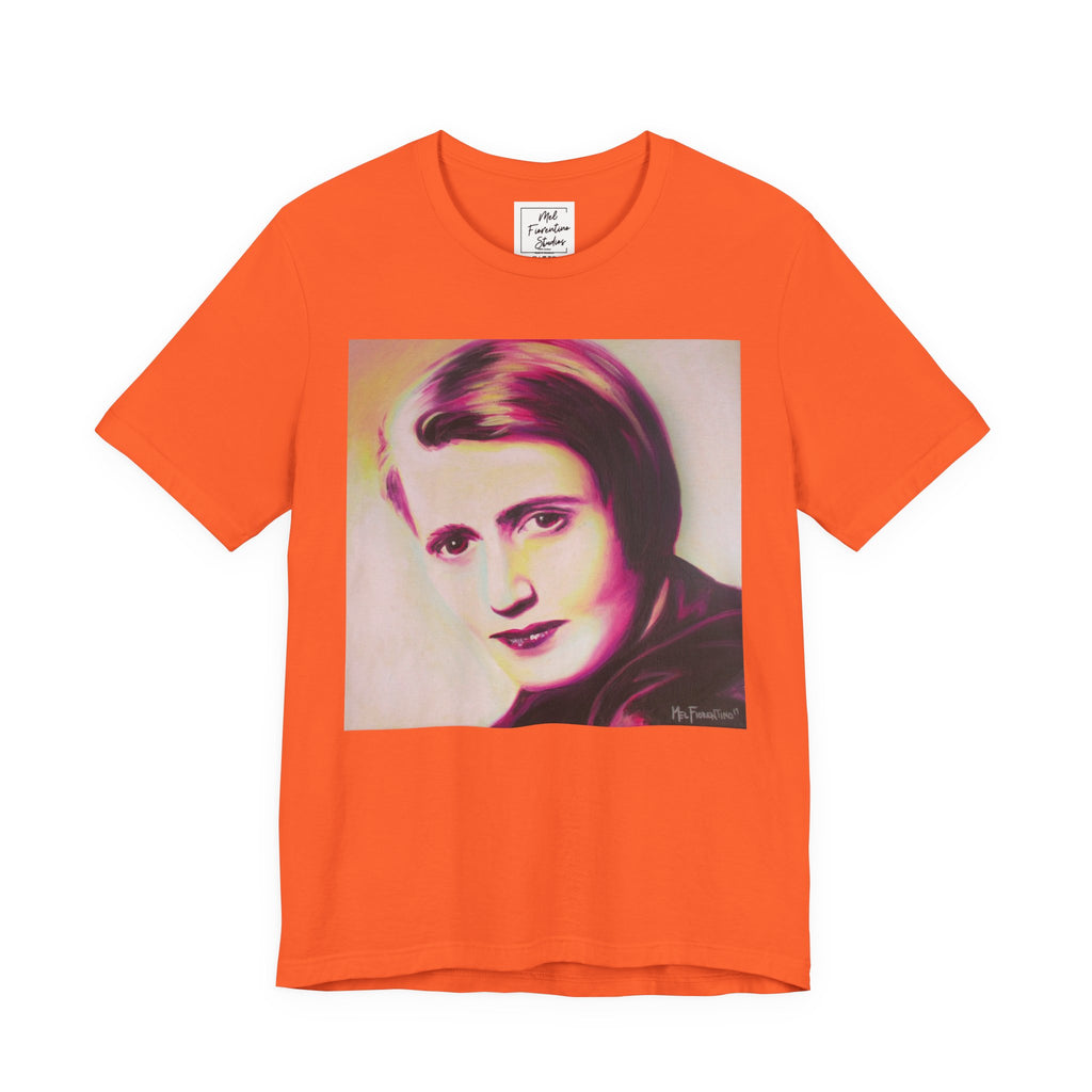 Ayn Rand Writer Unisex Jersey Short Sleeve Tee