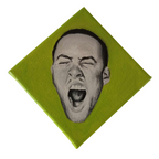 Baby Mac in Neon Green Oil Painting