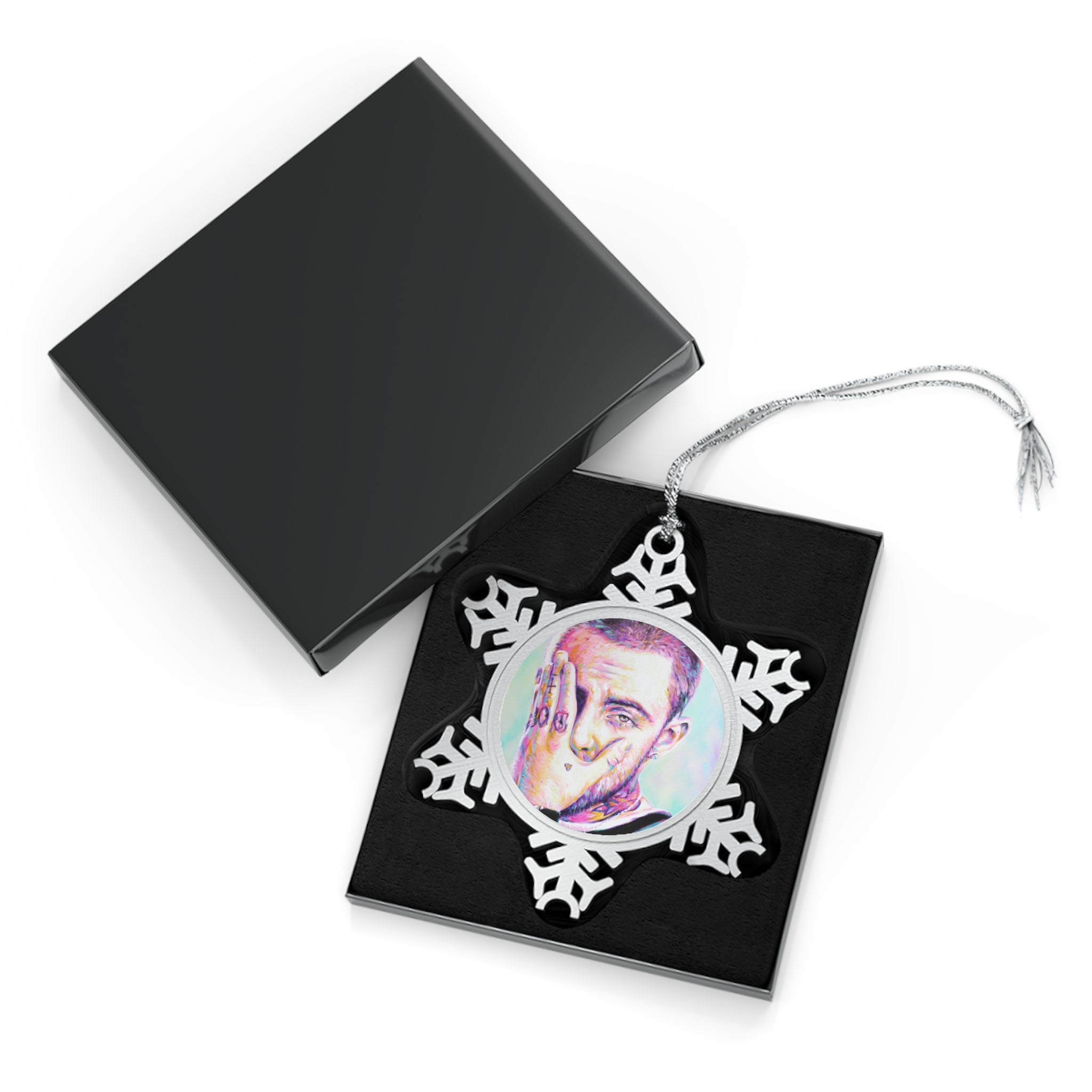 Mac Pewter Snowflake Ornament by Mel Fiorentino
