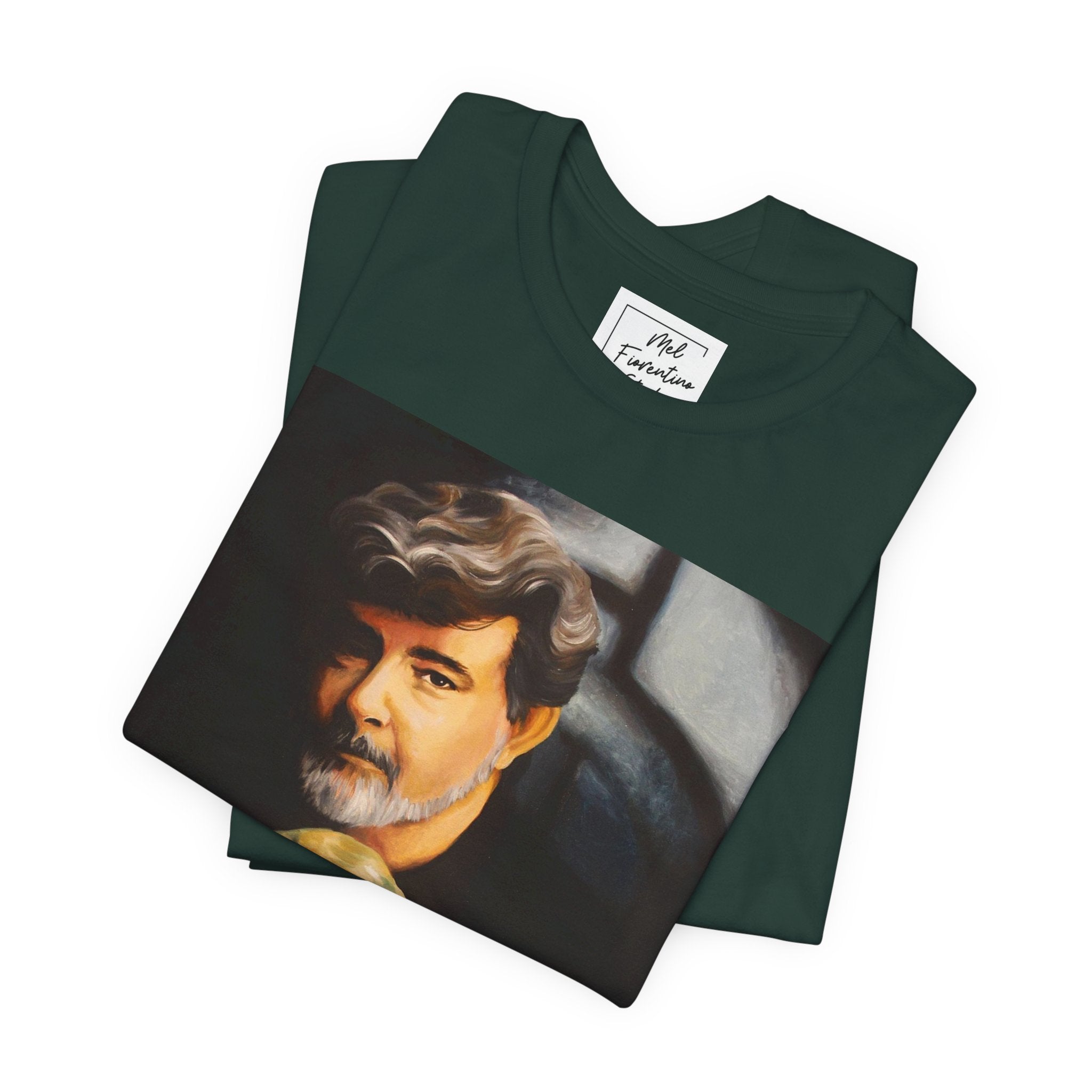 George & Yoda Unisex Jersey Short Sleeve Tee