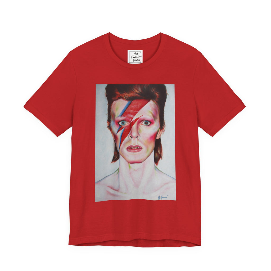 Aladdin Sane David Bowie Unisex Jersey Short Sleeve Tee