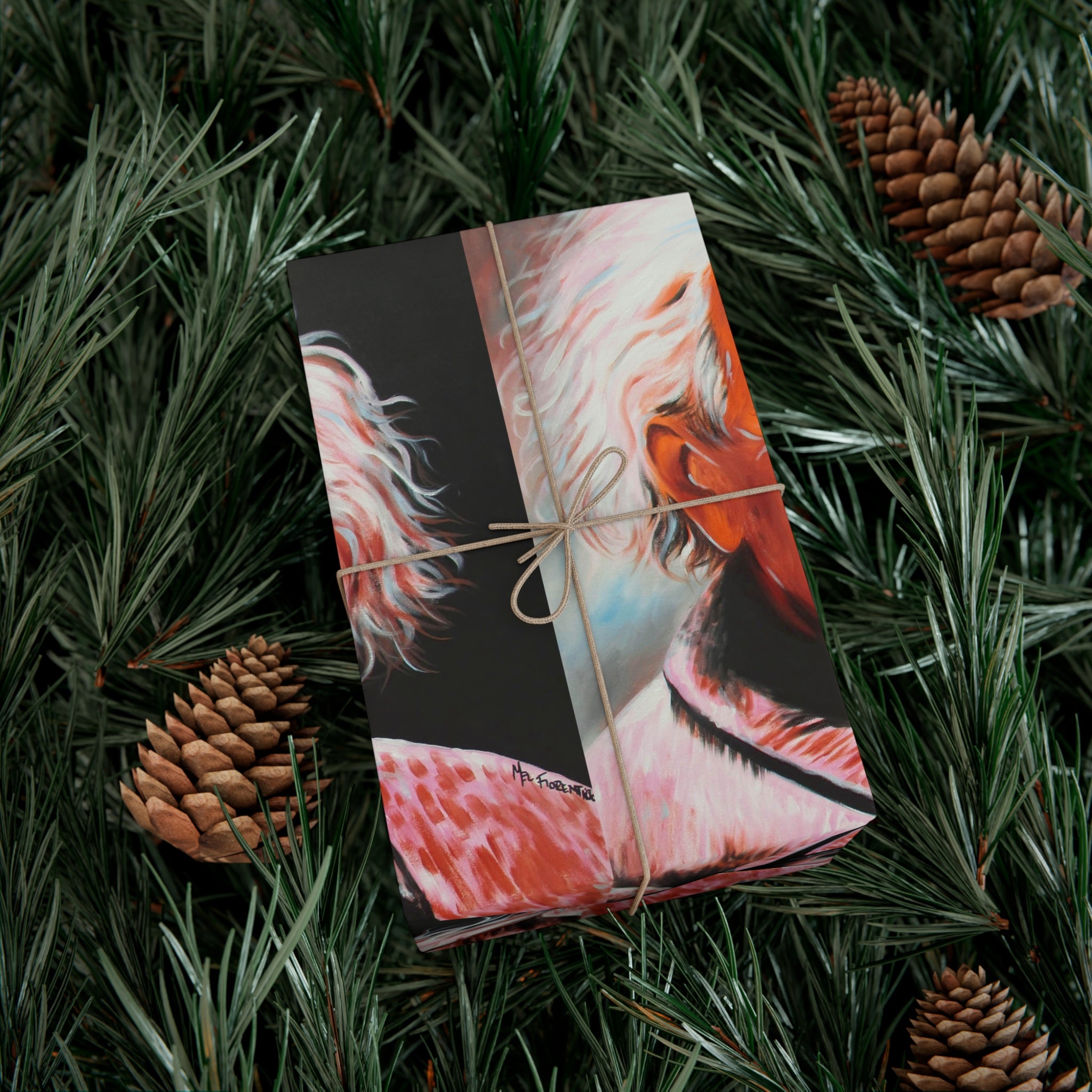 Albert Einstein Gift Wrap Papers by Mel Fiorentino