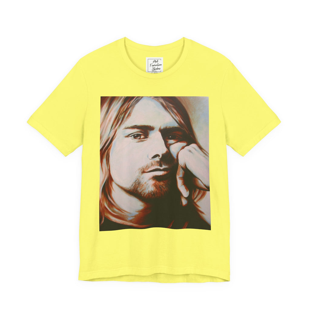 Kurt Cobain Nirvana Unisex Jersey Short Sleeve Tee