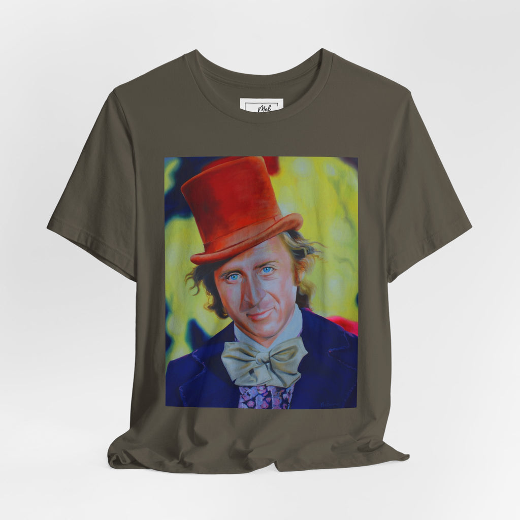 Willy Wonka Gene Wilder Unisex Jersey Short Sleeve Tee