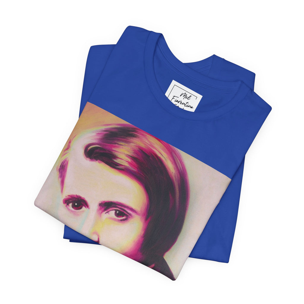 Ayn Rand Writer Unisex Jersey Short Sleeve Tee