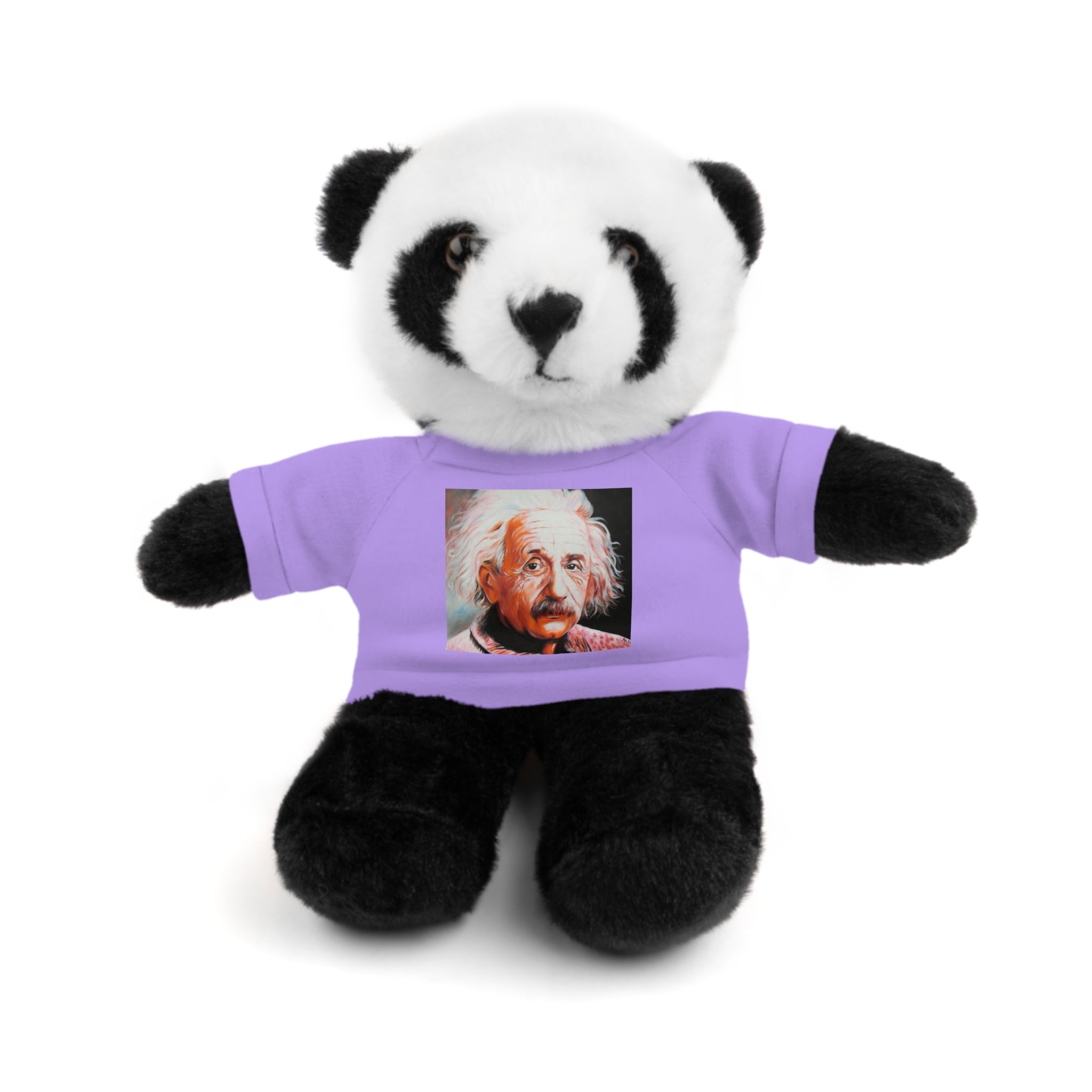 Super Cute Stuffed Animal with Albert Einstein Tee - Unique Gift for Kids & Collectors by Mel Fiorentino