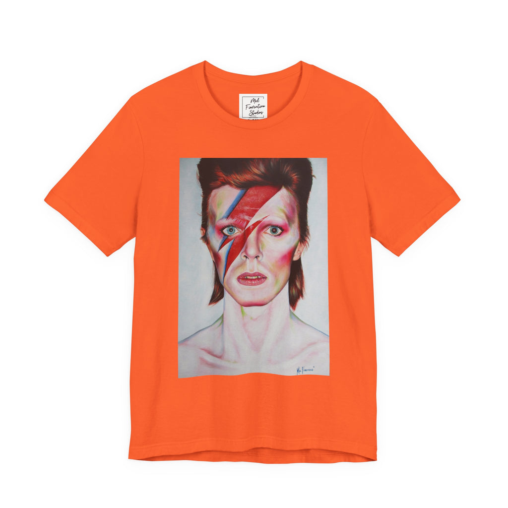 Aladdin Sane David Bowie Unisex Jersey Short Sleeve Tee